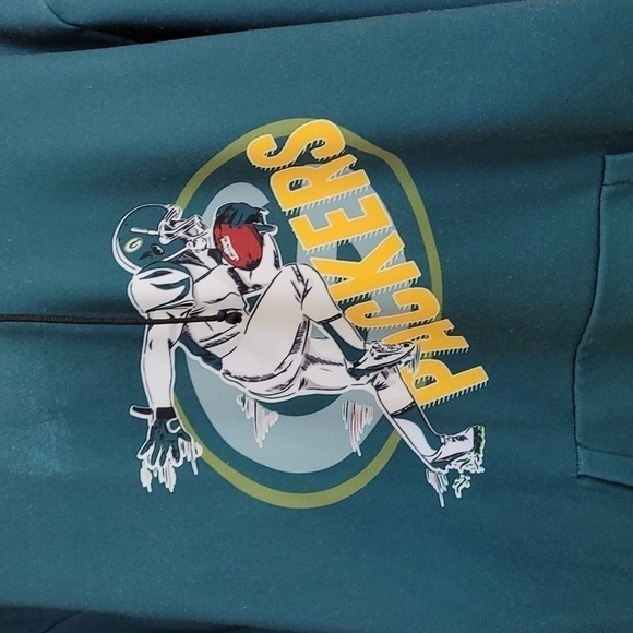 Charlie's Project  Green Bay Packers Fleece Hoodie Size 4XL - Picture 7 of 11